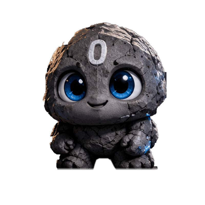 The Rock, with 0 engraved in the approved artwork